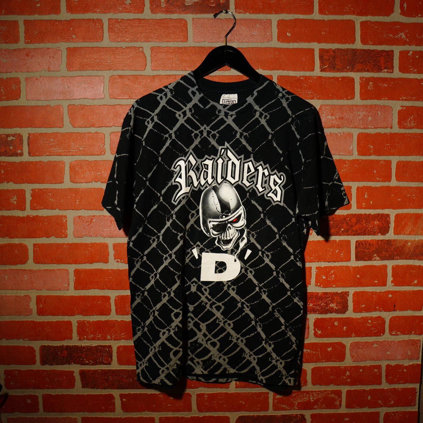 VTG Oakland Raiders D Fence Tee