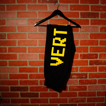 Vertabrae Yellow Logo Sweatpants