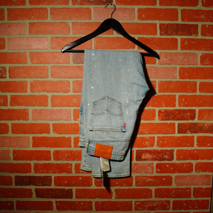 VTG Levis 511 Painted Blue Denim Jeans