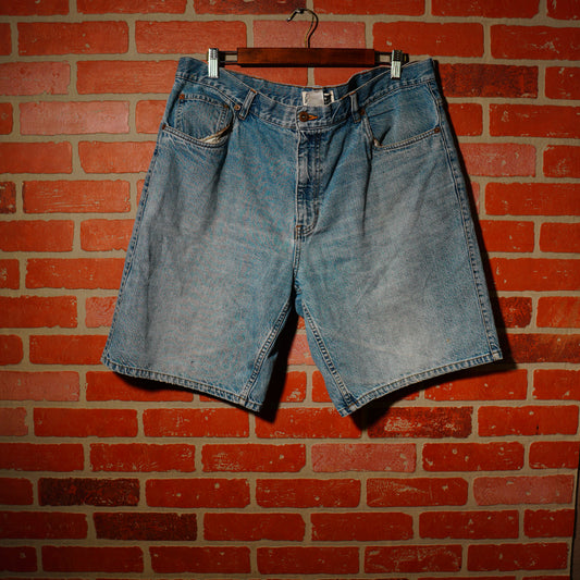 VTG Y2K Route 66 Denim Jean Shorts