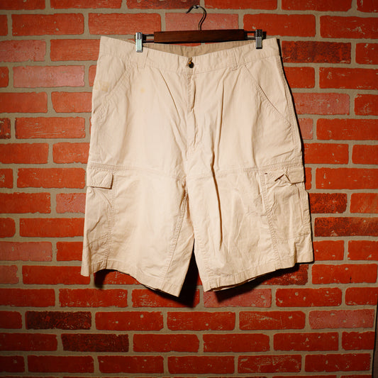 VTG Y2K OP White Cargo Shorts