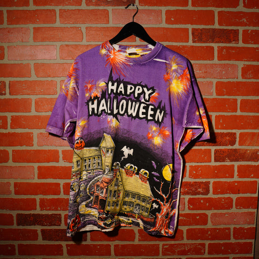 VTG Happy Halloween AOP Tee