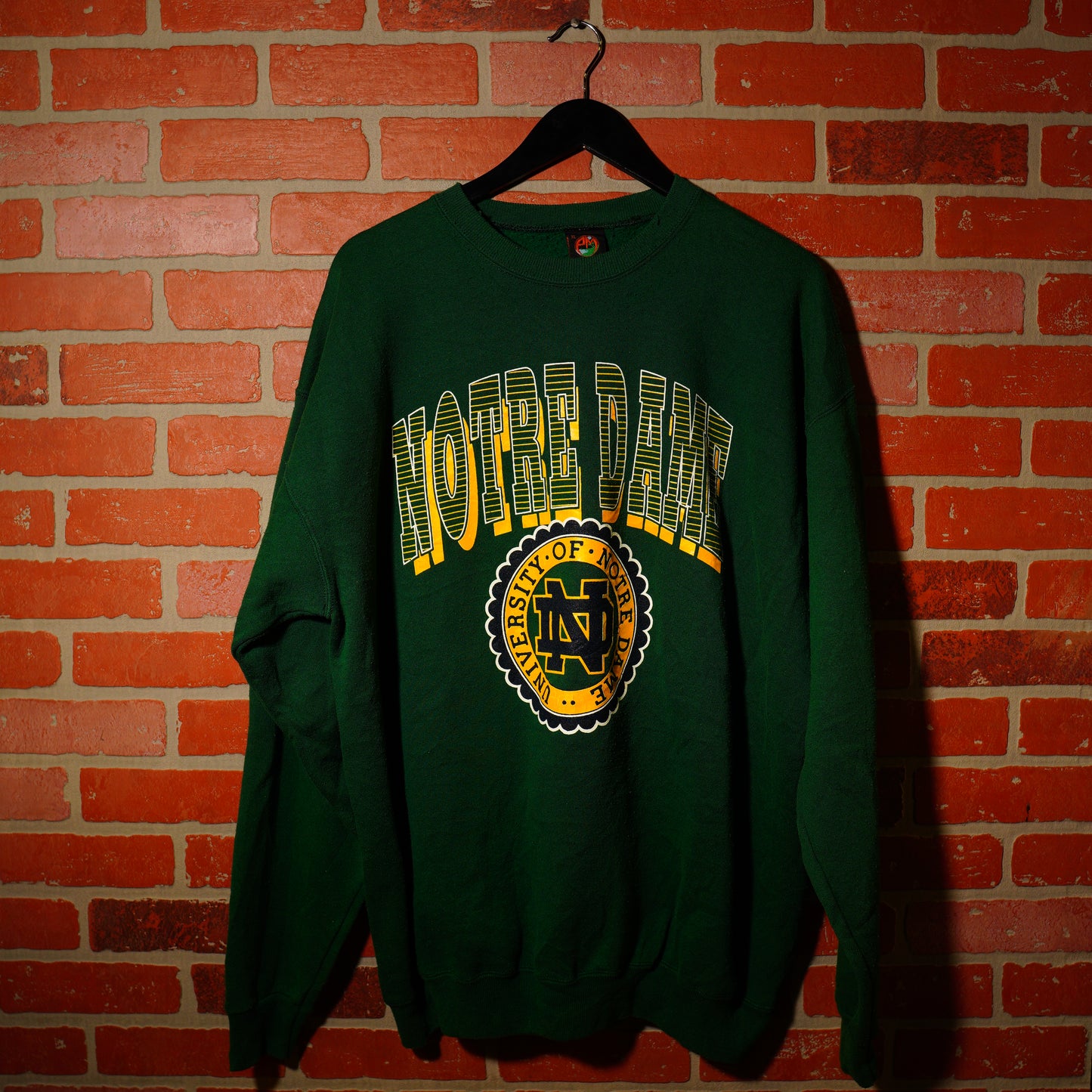 VTG Notre Dame Green Crewneck