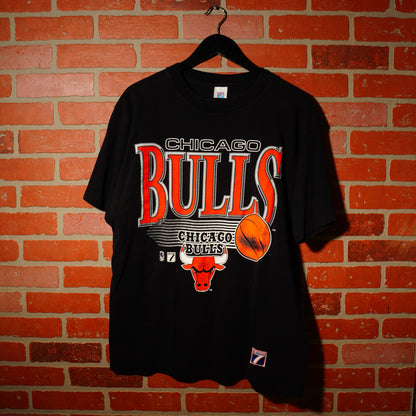 VTG NBA Chicago Bulls Logo 7 Tee