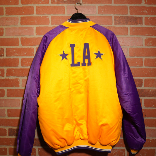 VTG Nike NBA Los Angeles Lakers Yellow Button-Up Jacket