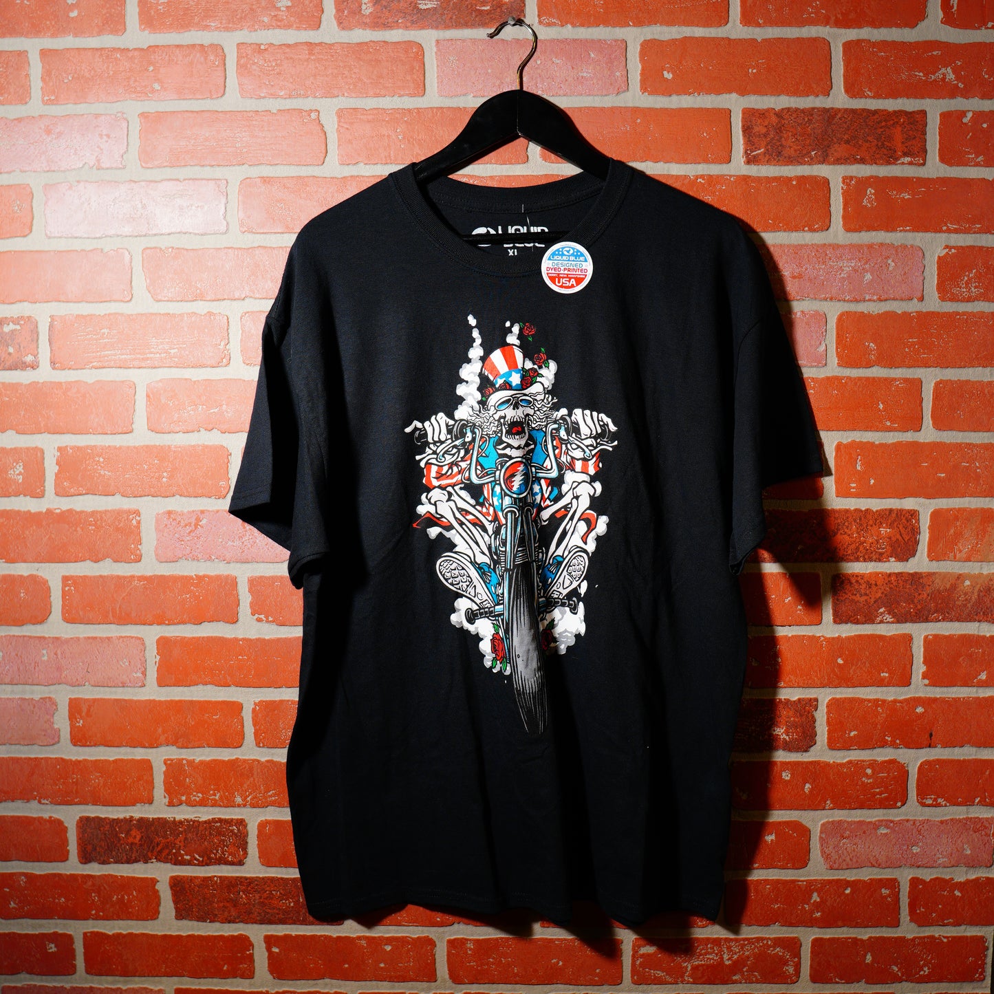 Liquid Blue Grateful Dead Motorcycle Tee