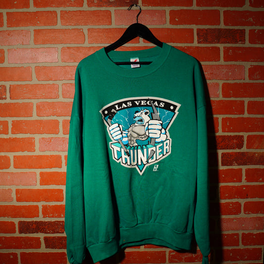 VTG Las Vegas Thunder Green Crewneck