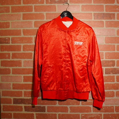 VTG UNLV Runnin' Rebels Red Satin Jacket