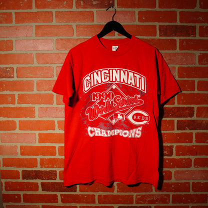 VTG 1990 MLB Cincinnati Reds World Series Tee