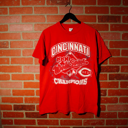 VTG 1990 MLB Cincinnati Reds World Series Tee