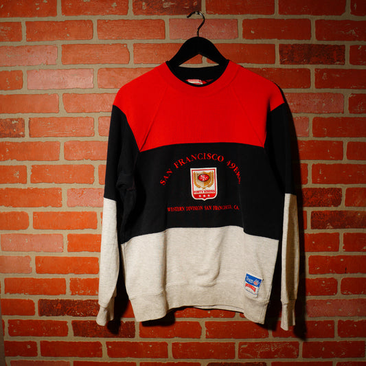 VTG NFL San Francisco 49ers Crest Crewneck