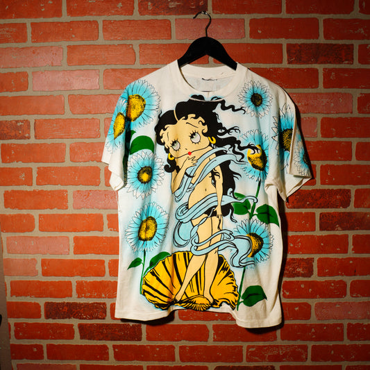 Modern Betty Boop Birth Of Venus AOP Tee