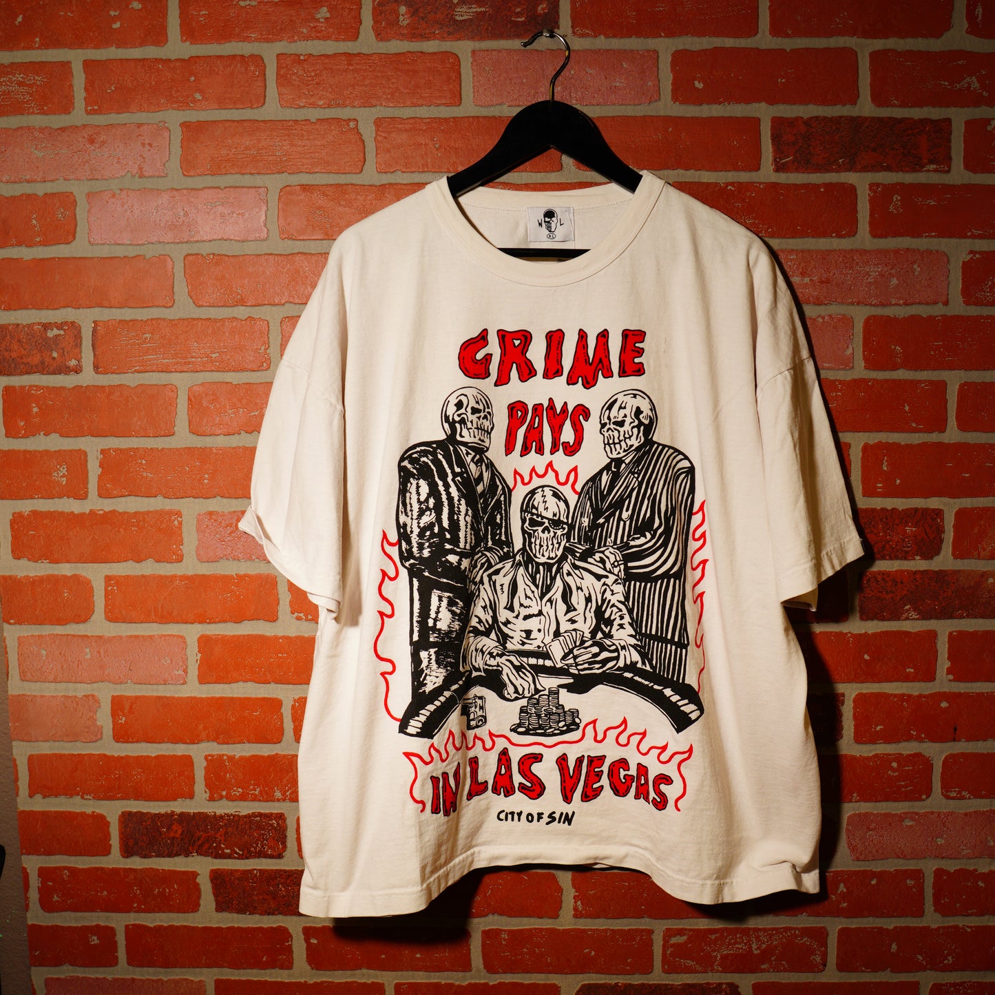 Warren Lotas Crime Pays In Las Vegas Tee