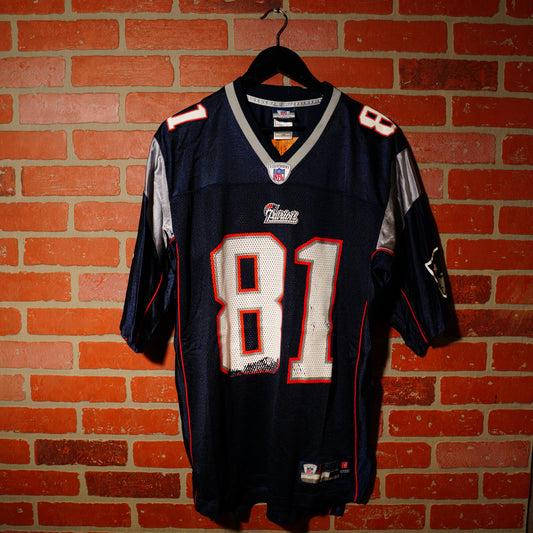 VTG NFL New England Patriots Moss Jersey