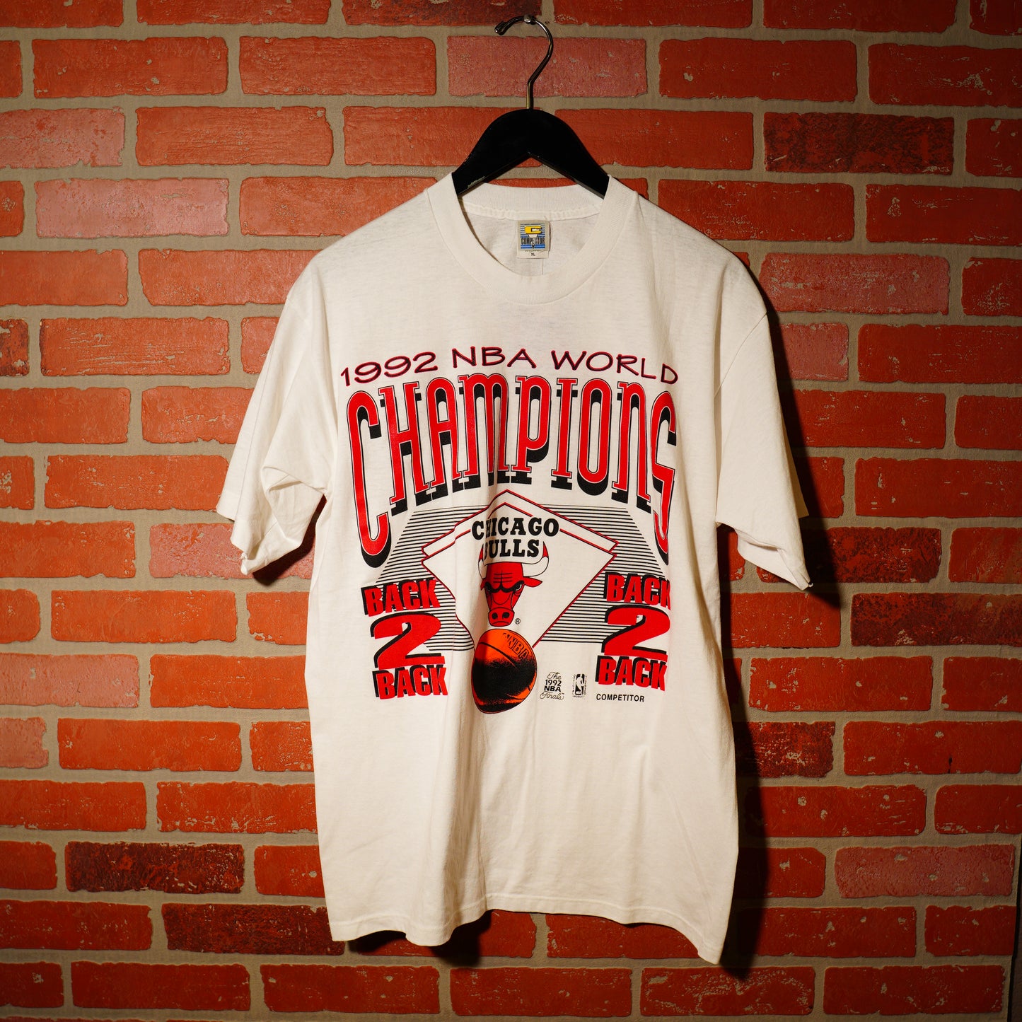 VTG 1992 NBA Champions Chicago Bulls Back2Back Tee