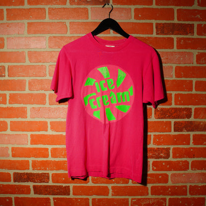 Ice Cream Candy Logo Pink Tee