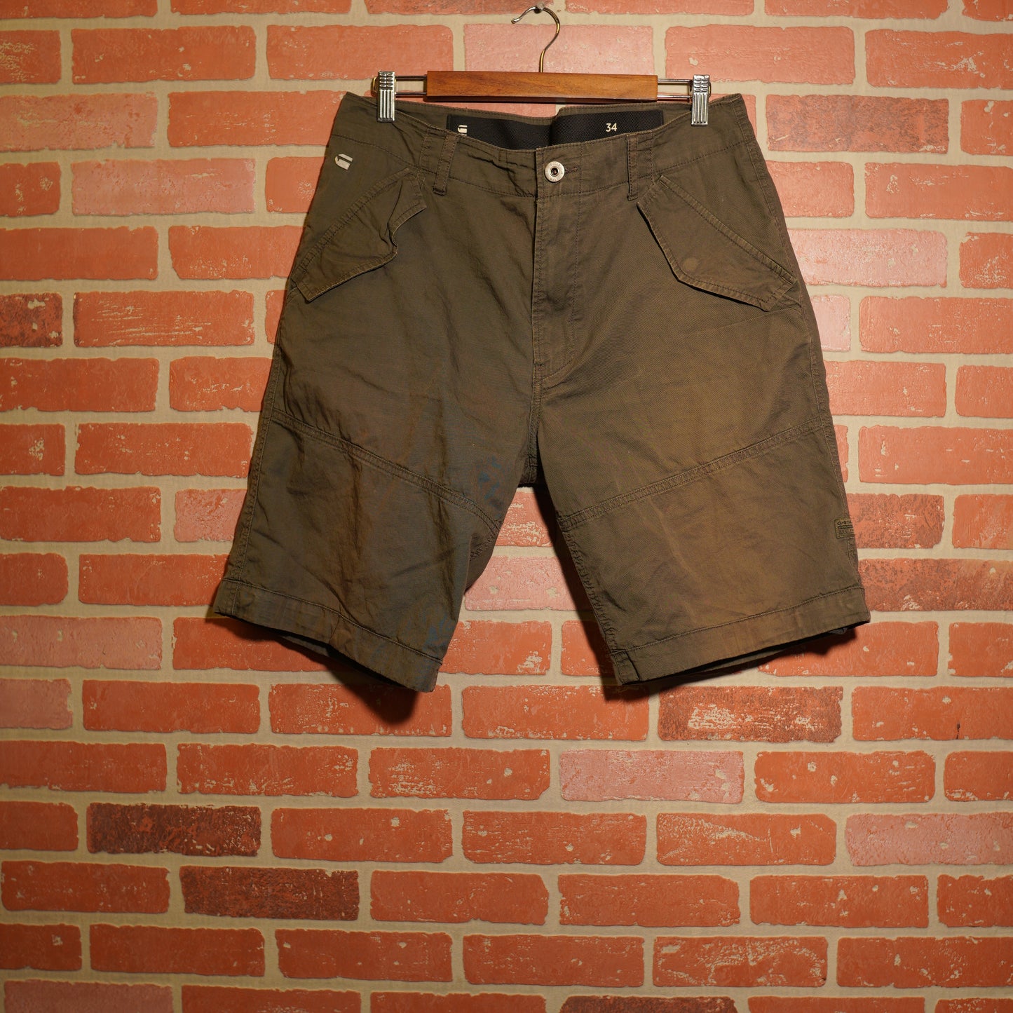 VTG G-Star Raw Olive Green Cargo Shorts