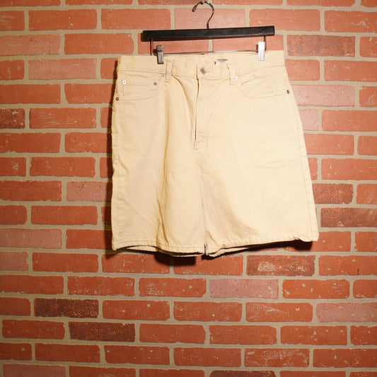 VTG Levis 550 Khaki Denim Jean Shorts