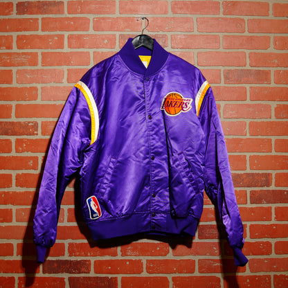 VTG Starter NBA Los Angeles Lakers Purple Satin Jacket