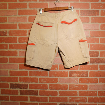 VTG Wrangler Khaki Cargo Shorts