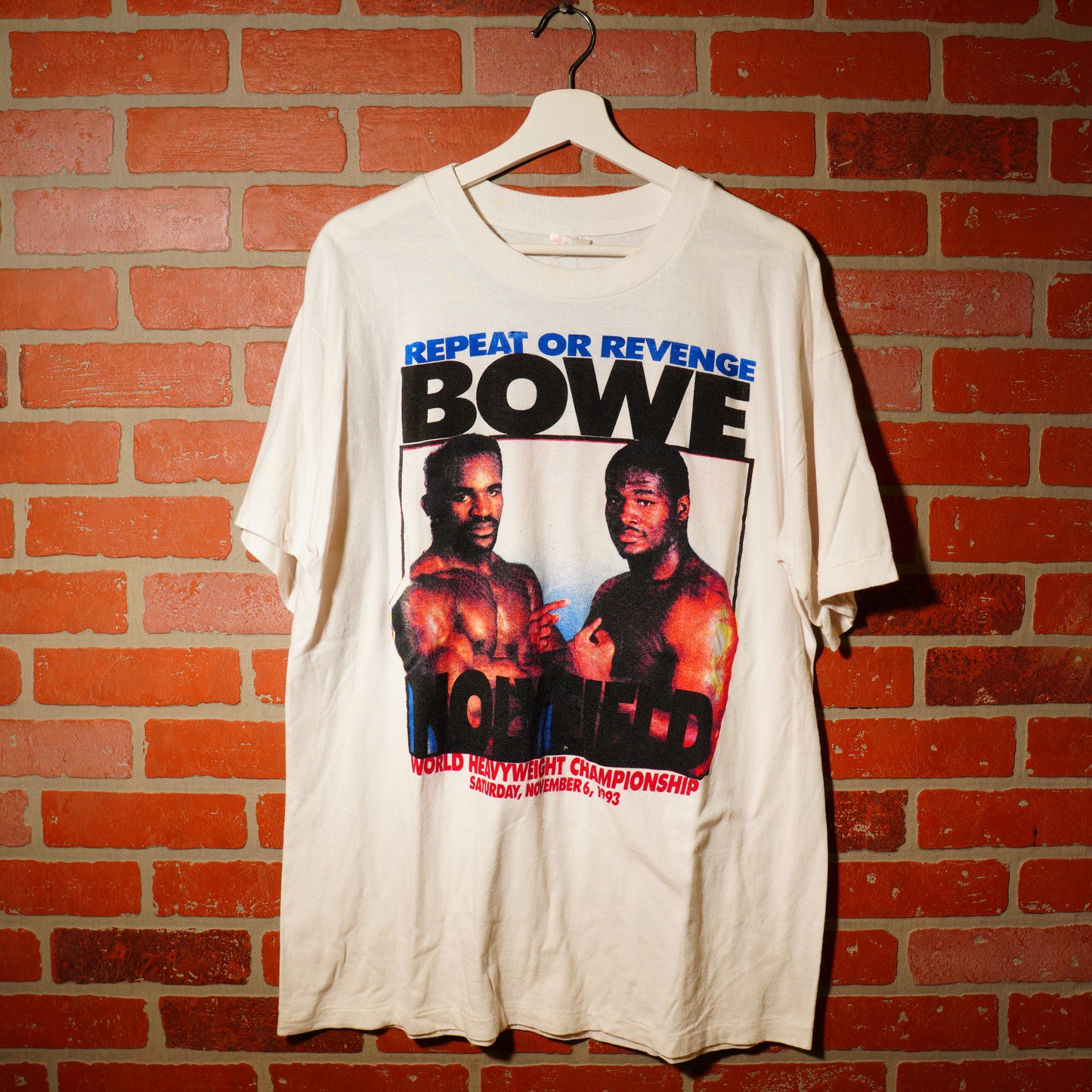 VTG 1993 Bowe Vs. Holyfield Fight Night Tee