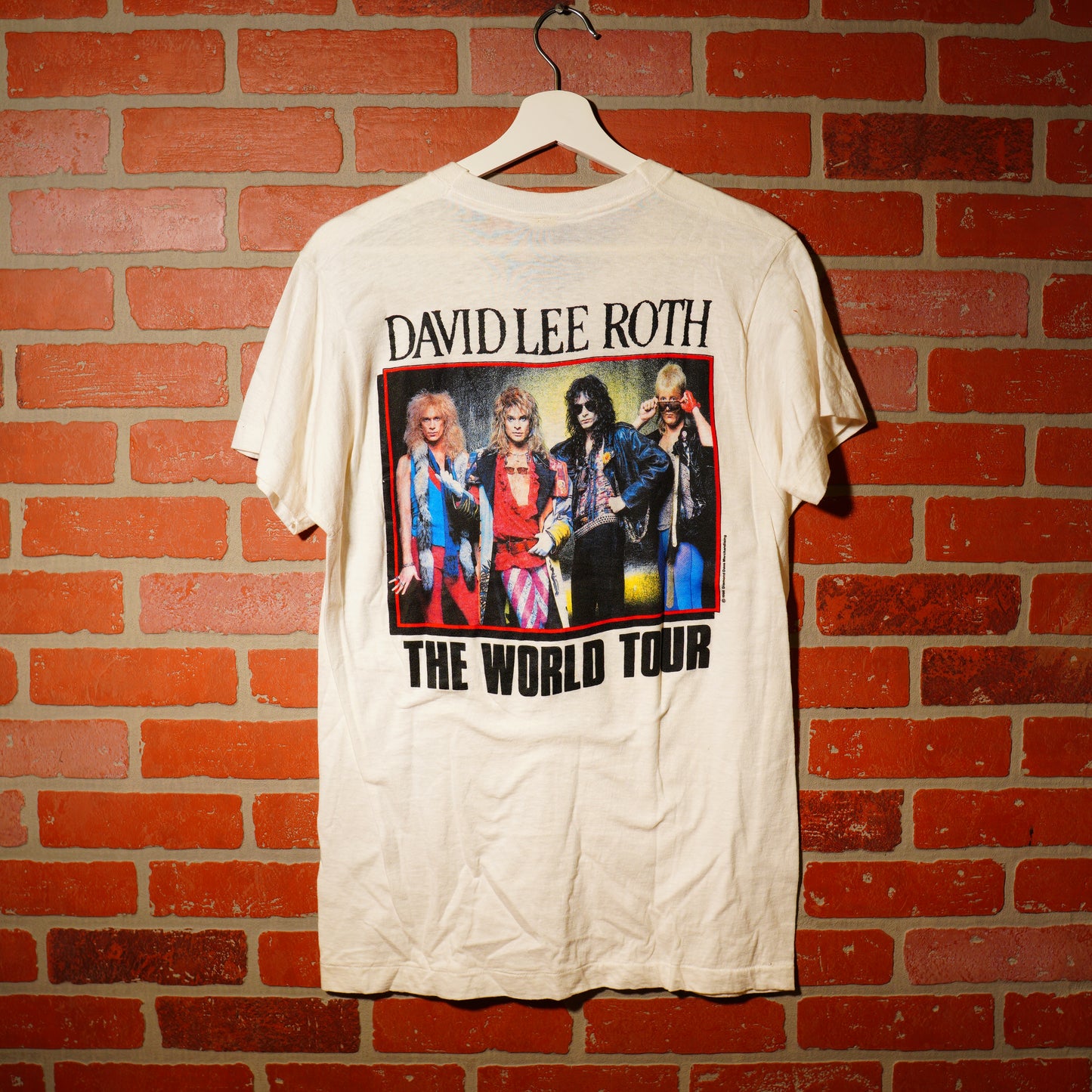 VTG 1986 David Lee Roth The World Tour Tee