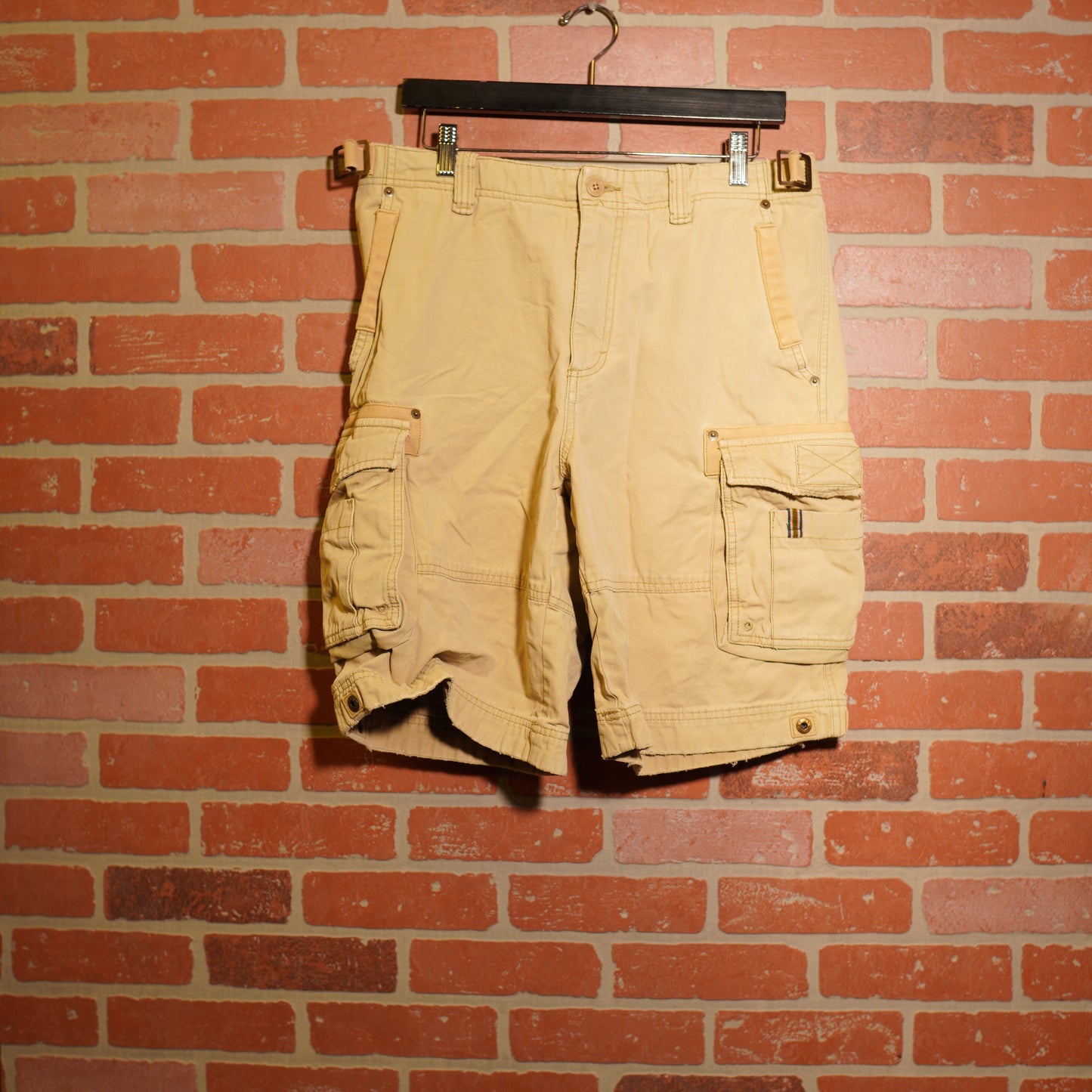 VTG Eddie Bauer Khaki Cargo Shorts