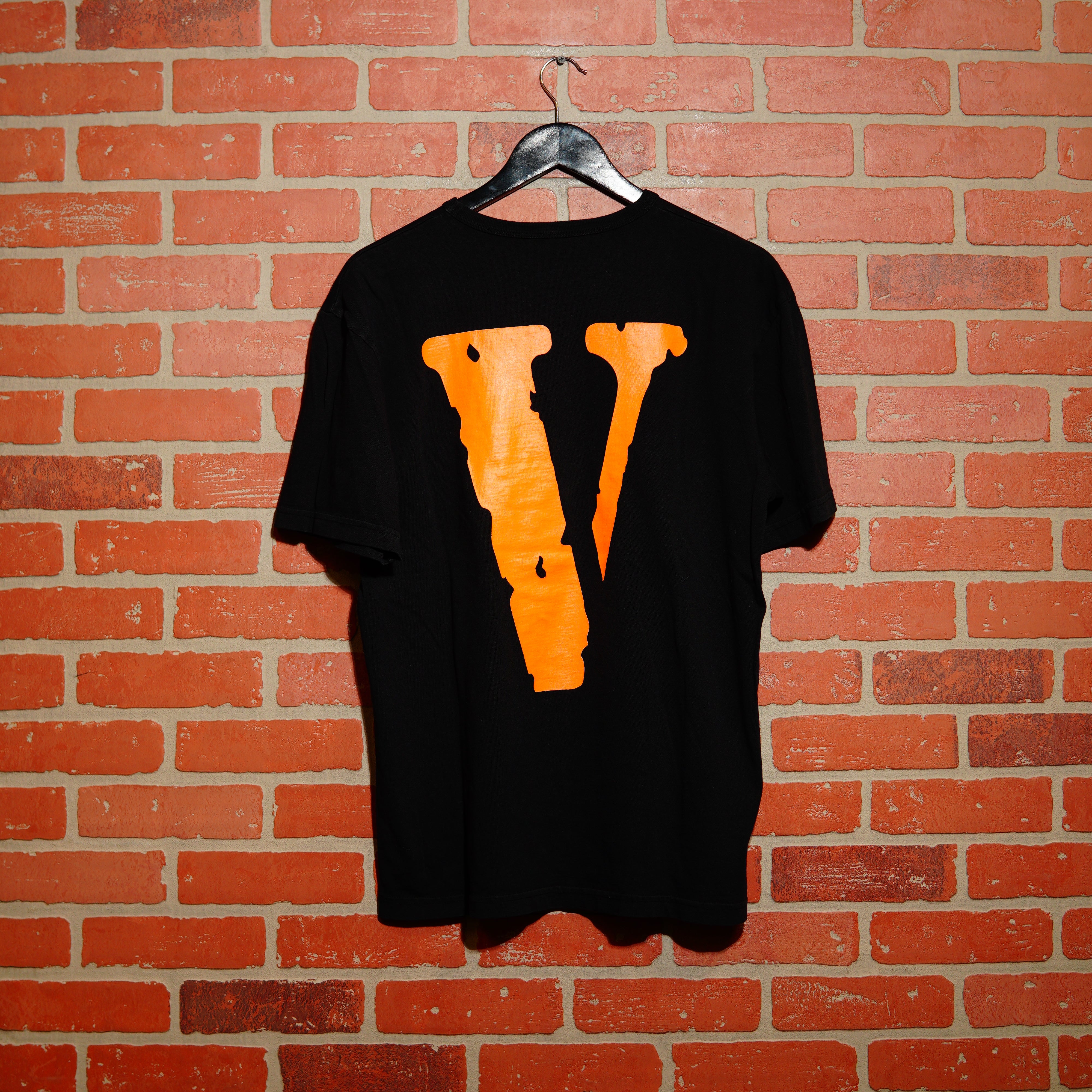 Buy Vlone Friends T-Shirt 'Black/Orange' - 1020 100000103FTS ORAN