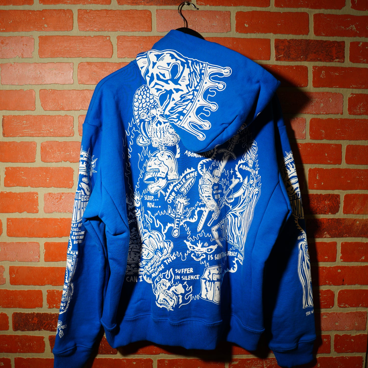 Warren Lotas Sabata Blue Hoodie