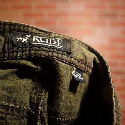 VTG Rude Camo Cargo Shorts