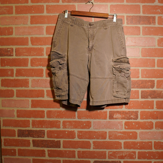 VTG Y2K Lee Dungarees Cargo Shorts