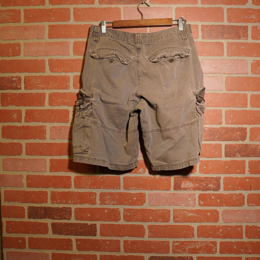 VTG Y2K Lee Dungarees Cargo Shorts
