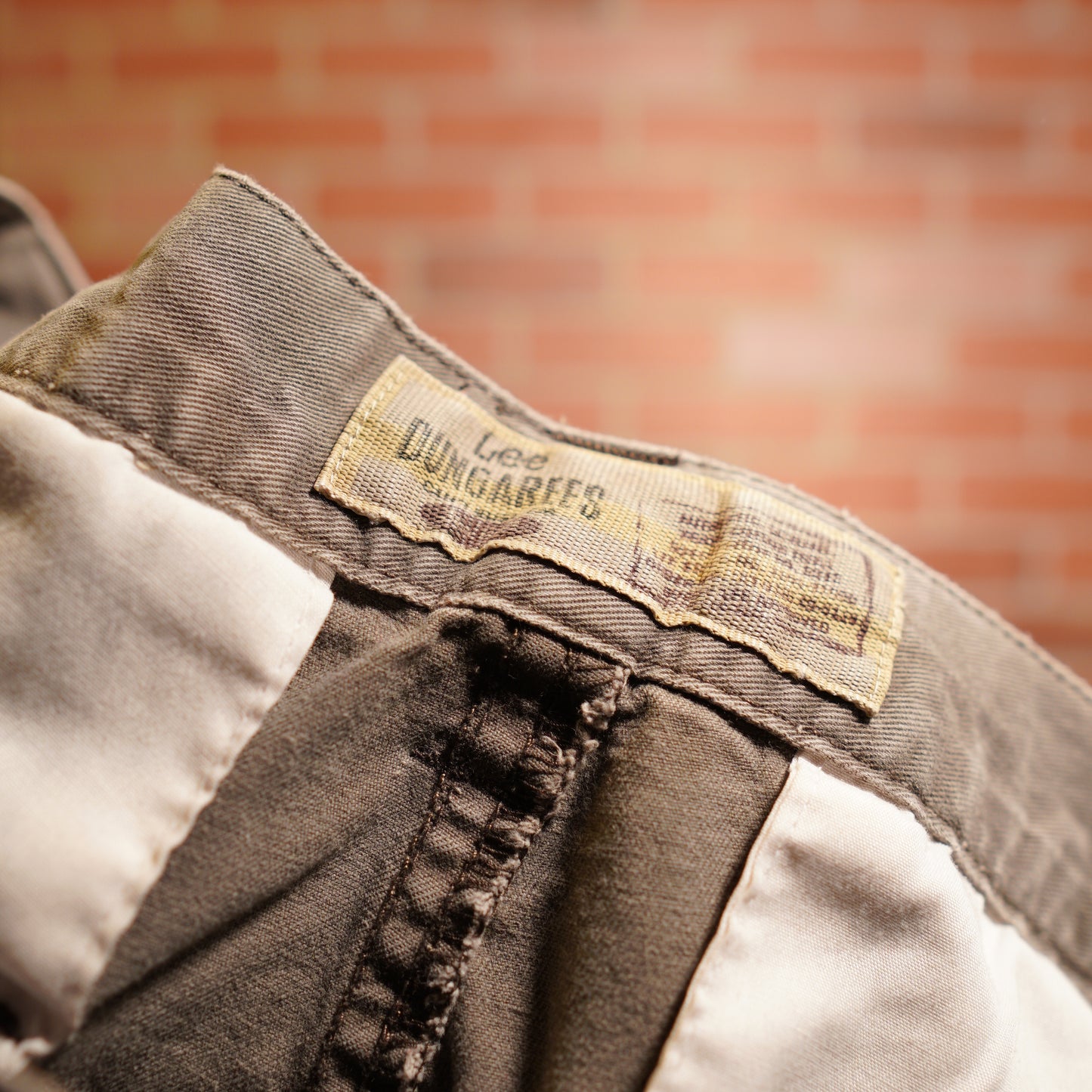 VTG Y2K Lee Dungarees Cargo Shorts
