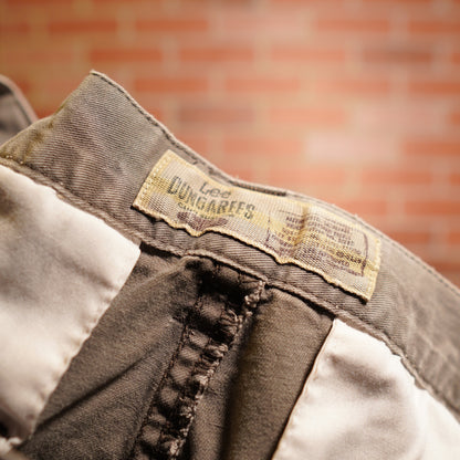 VTG Y2K Lee Dungarees Cargo Shorts