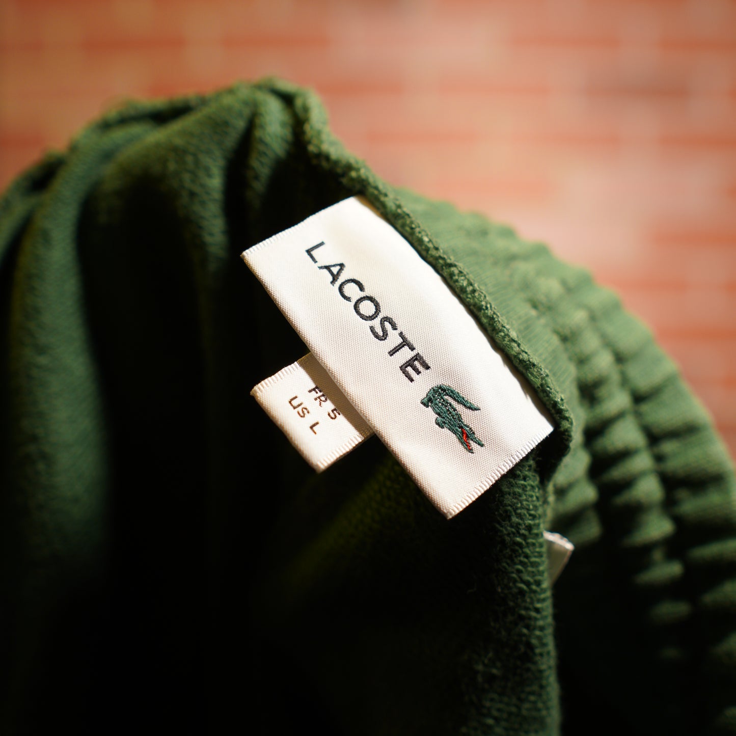VTG Lacoste Green Sweat Shorts