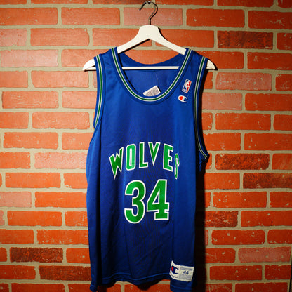 VTG NBA Minnesota Timberwolves Rider Basketball Jersey