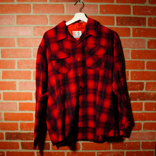 VTG Cascade Plaid Button-Up Shirt