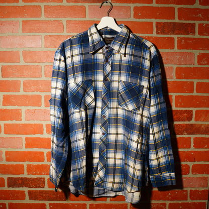 VTG Esquire Plaid Button-Up Shirt