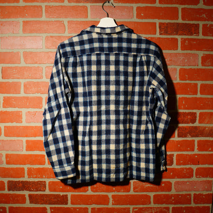 VTG Penny's Blue Plaid Button-Up Shirt