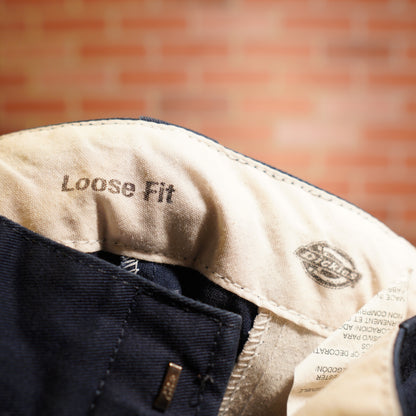 VTG Dickies Loose Fit Dark Blue Shorts