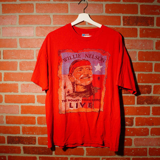 VTG Willie Nelson The Honky-Tonk Hero Tee