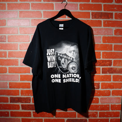 VTG NFL Oakland Raiders One Nation, One Shield Tee