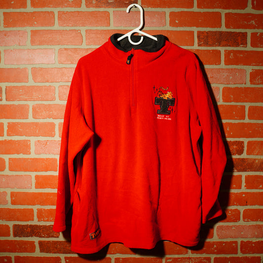 VTG Disney Winnie The Pooh Tigger Quarter-Zip Sweater