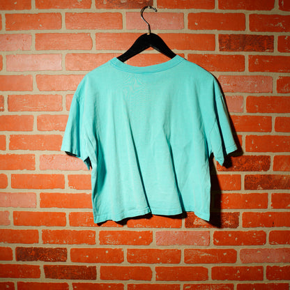 VTG UNLV Cropped Blue Tee