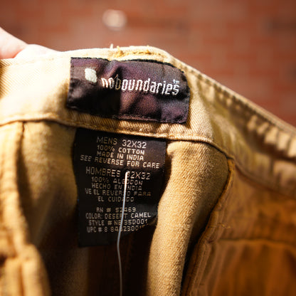 VTG Y2K No Boundaries Khaki Cargo Pants