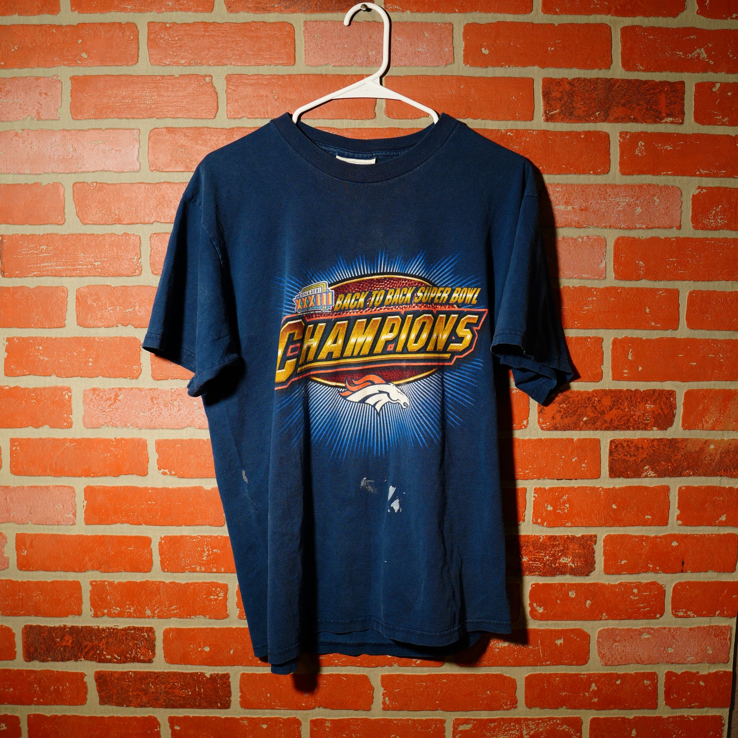 VTG NFL Super Bowl Back To Back Super Bowl Champs Tee