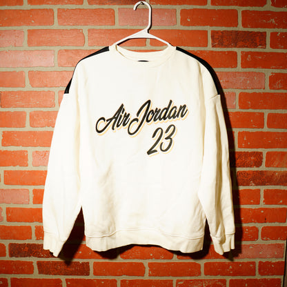 VTG Youth Air Jordan White Crewneck