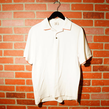 VTG Hermes White Polo Shirt