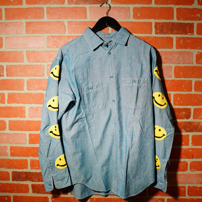 Kapital Button-Up Smiley Shirt