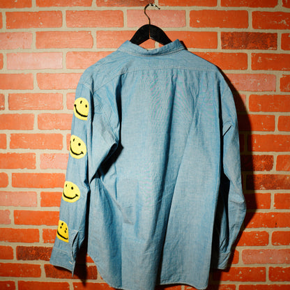 Kapital Button-Up Smiley Shirt